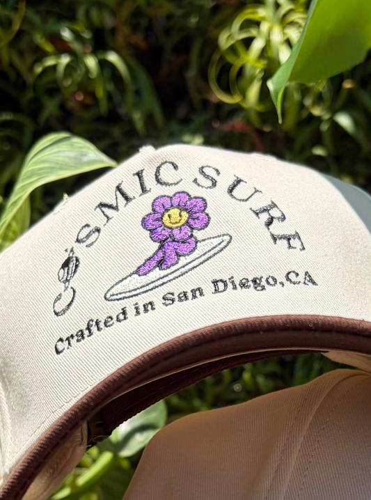 Cosmic Surf Embroidered Hat (Flora)