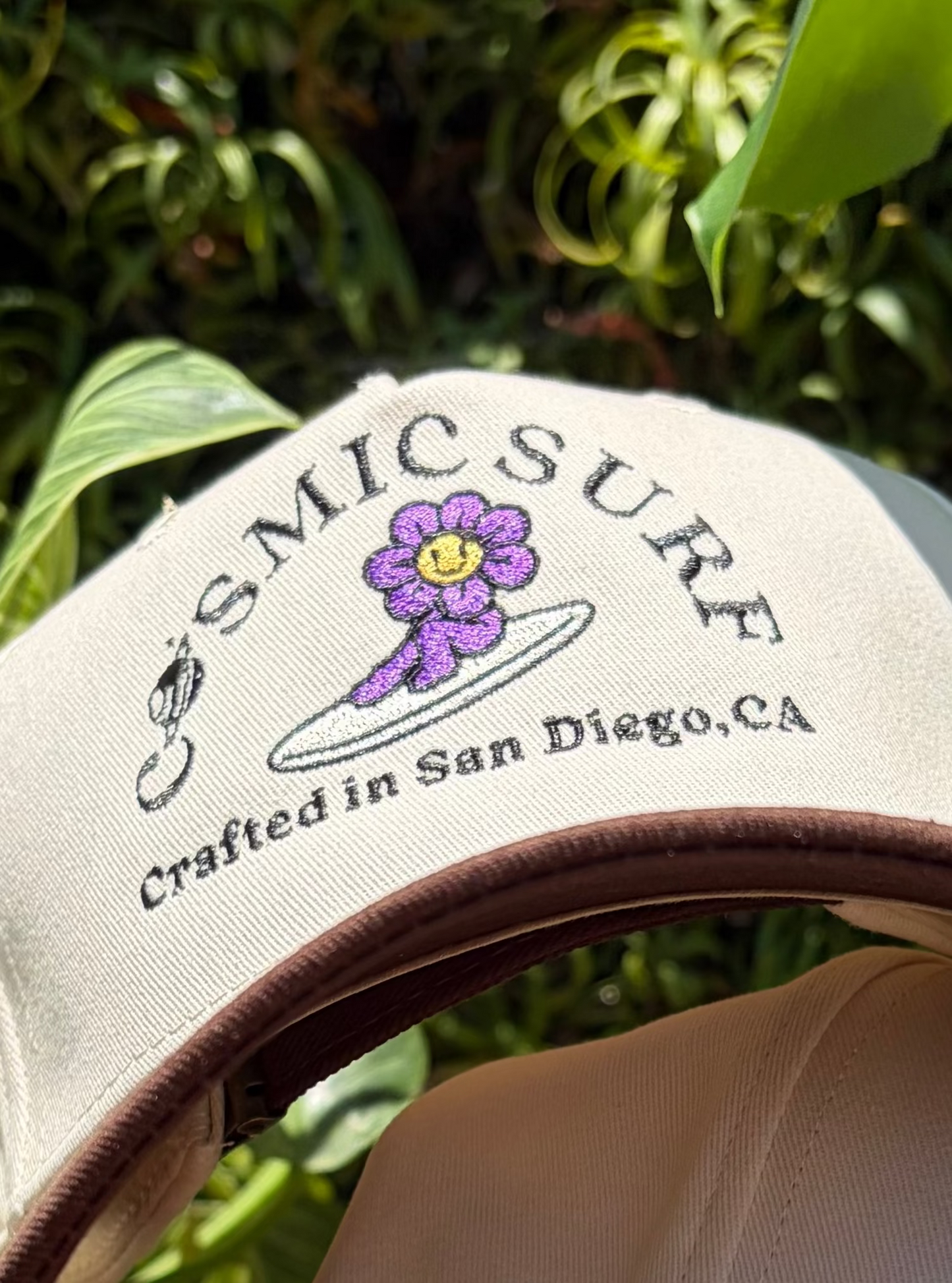 Cosmic Surf Embroidered Hat (Flora)