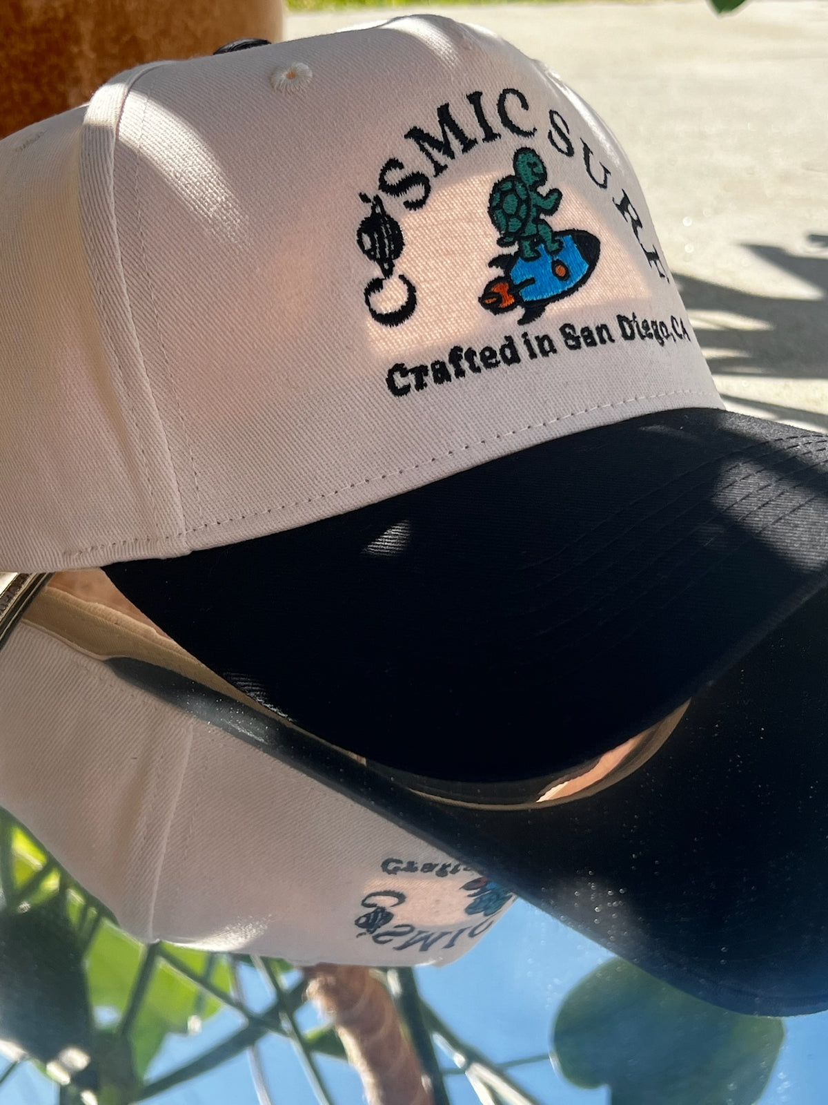 Cosmic Surf Embroidered Hat